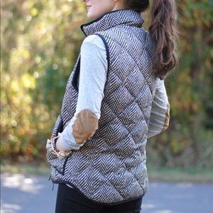 J. Crew Herringbone Vest